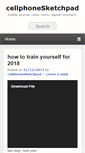 Mobile Screenshot of cellphonesketchpad.com